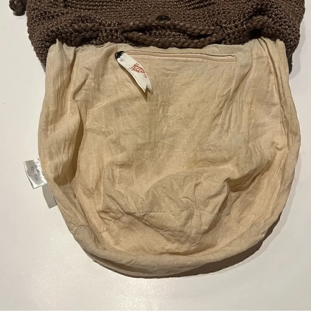 Hobo Bag  Light Brown Medium size